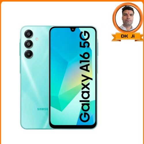 Samsung Galaxy A16 5G (Light Green, 6GB RAM, 128GB Storage) | Super AMOLED | 50MP Triple Camera with Ultra Wide Lens | 6 OS & 6 Years Security Updates | IP54 | Tap & Pay | 5000mAh