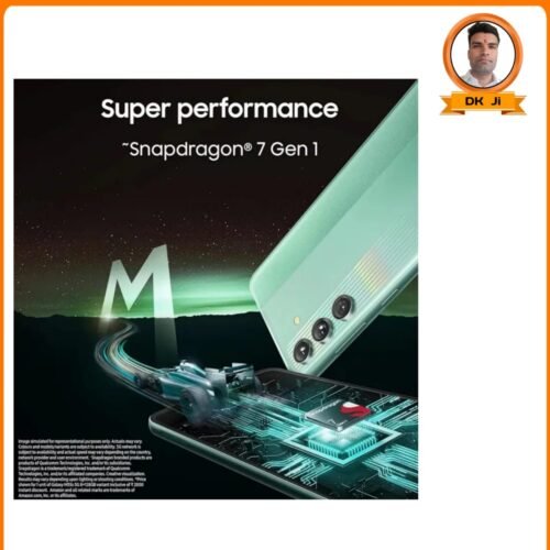 Samsung Galaxy M55s 5G (Thunder Black,8GB RAM,128GB Storage) | 50MP Triple Cam| 5000mAh Battery| Snapdragon 7 Gen 1 | 4 Gen. OS Upgrade & 5 Year Security Update| Super AMOLED+ Display| Without Charger - Image 4