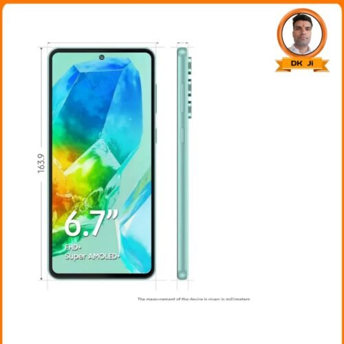Samsung Galaxy M55s 5G (Thunder Black,8GB RAM,128GB Storage) | 50MP Triple Cam| 5000mAh Battery| Snapdragon 7 Gen 1 | 4 Gen. OS Upgrade & 5 Year Security Update| Super AMOLED+ Display| Without Charger - Image 3