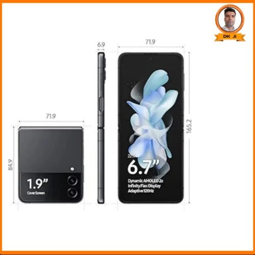 (Refurbished) Samsung Galaxy Z Flip4 5G (Graphite, 8GB RAM, 128GB Storage) with No Cost EMI/Additional Exchange Offers - Image 2